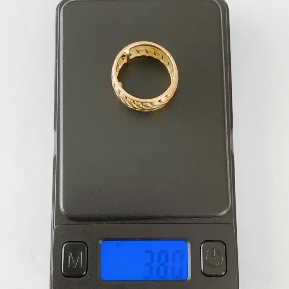 Vintage Tiffany & Co. 18K Villa Paloma Palm Ring - Picture 9 of 16